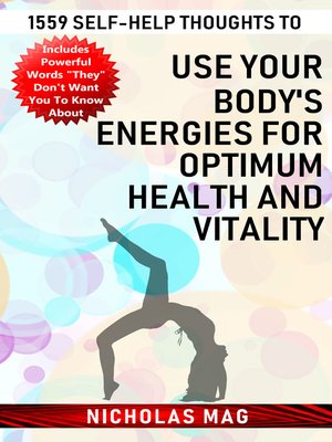 cover image of 1559 Self-help Thoughts to Use Your Body's Energies for Optimum Health and Vitality